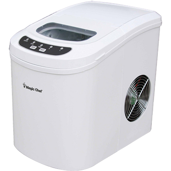Ice Maker, 27 lbs/day, Portable, White