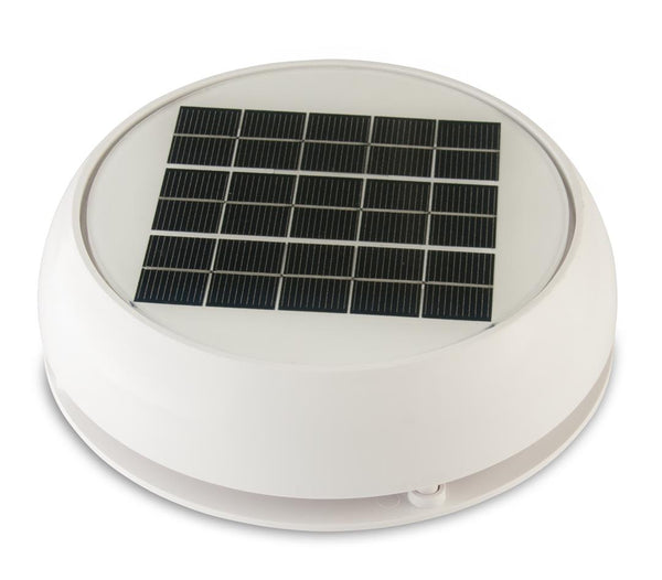 4 Day/Night Solar Vent, White