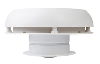 4 Day/Night Solar Vent, White