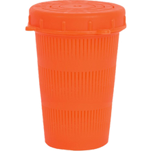 Vented Bait Jar, 1 Liter, Flour. Orange