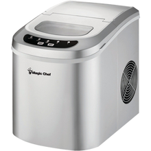 Ice Maker, 27 lbs/day, Portable, Silver