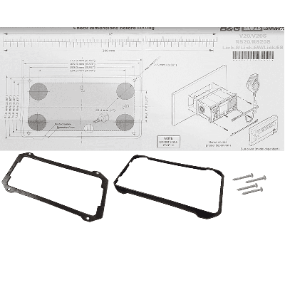 Flush Mount Kit, Link-9 VHF