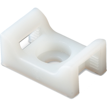 Cable Tie Mount, #8 Screw, Natural, 25