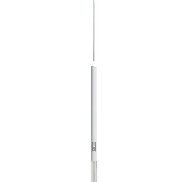 VHF Ant, 6dB, 8' White, Hardwired Cable
