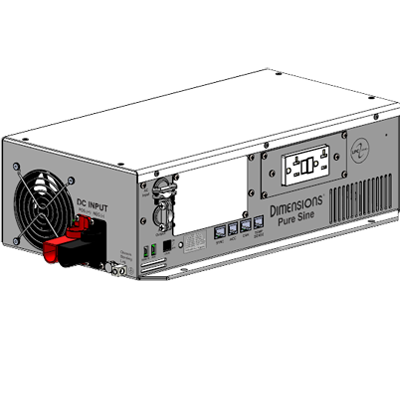 Inv/Chgr, 1500W, 12V, 65A, True-Sine