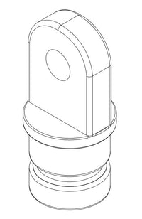 WhiteCap Industries 3417WP Boat Bimini Top Cap Fitting