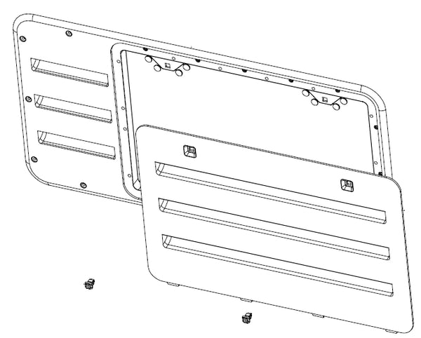 Norcold 637318BK Refrigerator Vent