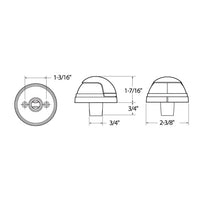 Attwood Marine 5040R7 Navigation Light