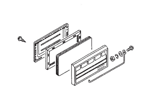 Norcold 160003830 Refrigerator Door