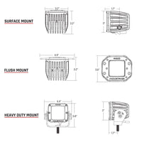 Rigid Lighting 504816 Driving/ Fog Light