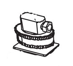 Norcold 61679622 Ice Maker Water Inlet Hose Adapter