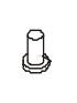 Norcold 618746 Refrigerator Door Hinge Bushing