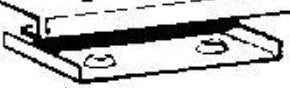 Dometic 2007649011 Refrigerator Door Latch Plate