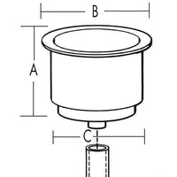 T-H Marine LCH1SSDP Cup Holder