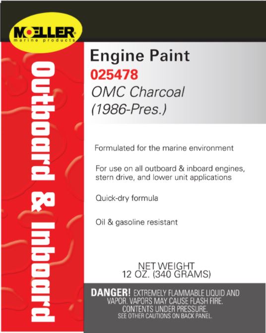 Moeller Marine Products 025478 Engine Paint