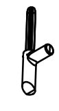 Norcold 628615 Refrigerator Door Latch Pin