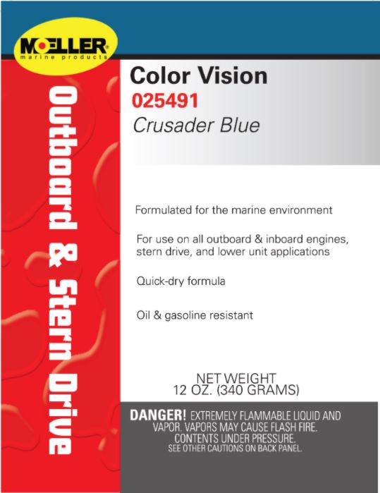 Moeller Marine Products 025491 Engine Paint