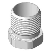 AC Antennas N295F - 1" Male Bolt for 1"-14 TPI Ferrule Antennas