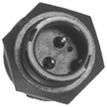 Conxall CX-412 - 2-Pin Panel Mount (0.62-Pin OD)