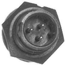 Conxall CX-413 - 3-Pin Panel Mount (.040 Pin OD)