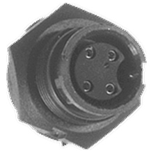 Conxall CX-404 - 4-Pin Panel Mount (.040 Pin OD)