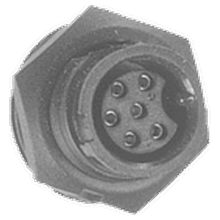 Conxall CX-416 - 6-Pin Panel Mount (.040 Pin OD)