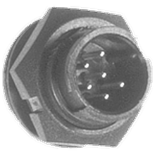 Conxall CX-406 - 6-Pin Panel Mount (.040 Pin OD)