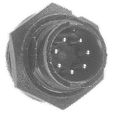 Conxall CX-407 - 7-Pin Panel Mount (.040 Pin OD)