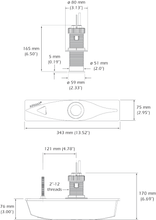 Airmar B122-200-3 - B122 200kHz, Long Stem, Retractable, Generic 3-Pin, DO