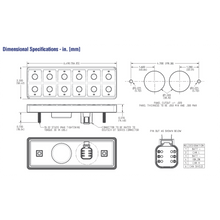 Maretron A3802-2 - CKM Keypad - Number In Center of Ring on Button with CKM - NMEA Adapter Cable