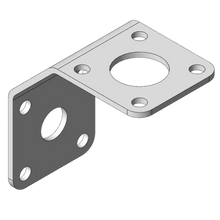 AC Antennas N158F - Heavy Duty Universal Angle Mast Mount