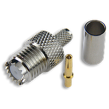 TCC Industries Inc 43 - Mini UHF Female Crimp for RG-8X