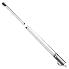 AC Antennas FAME2 - Omnidirectional Fiberglass Antenna, 1" 14TPI Ferrule, Includes 18m Cable