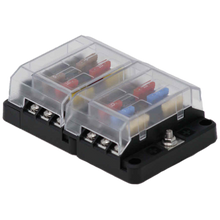 Egis Mobile Electric 8029B - RT Fuse Block 12 Pos w/ LED Indication