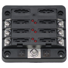 Egis Mobile Electric 8028B - RT Fuse Block 6 Pos w/ LED Indication