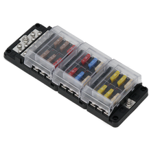 Egis Mobile Electric 8031B - RT Fuse Block, 18 Pos w/Ground & LED Indication