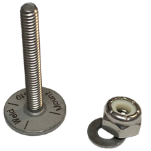 Weld Mount 832-20SS - S/S 8-32 Stud, 1.25" Tall, 0.62" Base