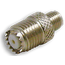 TCC Industries Inc 87 - SMA Female to Mini UHF Female Adapter