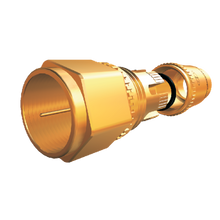 Centerpin Technology INC F-CP6 - Solderless F Male Coax Connector for RG-6