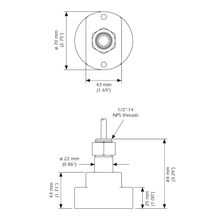 Airmar SS510ERP-200-66 - SS510 EchoRange+™ 200kHz Portable Survey, DT - 20m Cable