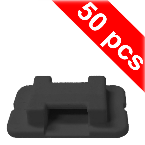 Weld Mount AT-5B-50 - Wire Tie Mount, #5 Black, 50 Pack