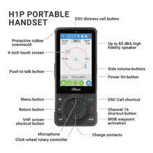 Vesper CORTEX-H1P - Wireless Handset with Charging Cradle