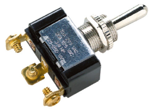 Seachoice 12161 3 Position Toggle Switch With 3 Screw Terminals Mom. On/Off/Mom. On