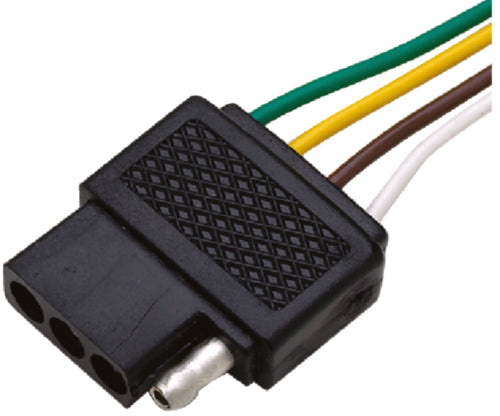 Seachoice 13901 4 Pole Flat Female Trailer Connector for Car Side