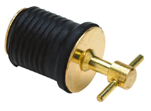 Seachoice 50-18861 Twist-Lock Brass Drain Plug 1-1/4"