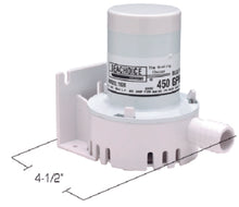 Seachoice 19261 12V Mini Bilge Pump 450 GPH With 3/4" Ports
