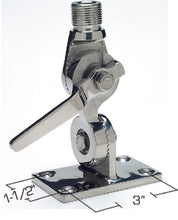 Seachoice 19531 4-Way Antenna Ratchet Mount - Stainless Steel