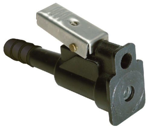 Seachoice 20541 Fuel Connector BRP/Evinrude/Johnson, Acetal-  Female Hose Fitting 3/8" Barb