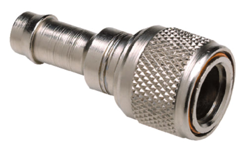 Seachoice 20701 Deluxe Fuel Connector For Chrysler/Force, Chrome Plated Brass - Female Hose Fitting 3/8" Barb