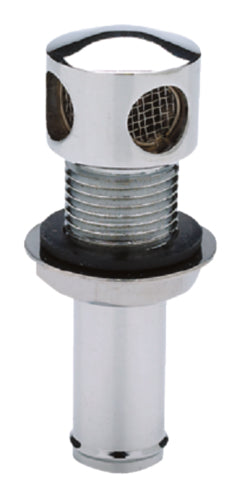 Seachoice 23031 Thru-Hull Vent For 9/16" or 5/8" Hose, Chrome Plated